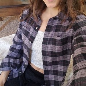 The North Face Flannel Button Down Size Small